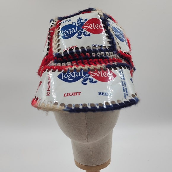 Regal Select Light Beer Can Crochet Hat - Picture 1 of 5